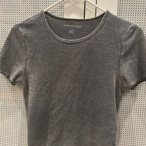 American Eagle Outfitters Charcoal Short Sleeve Tee